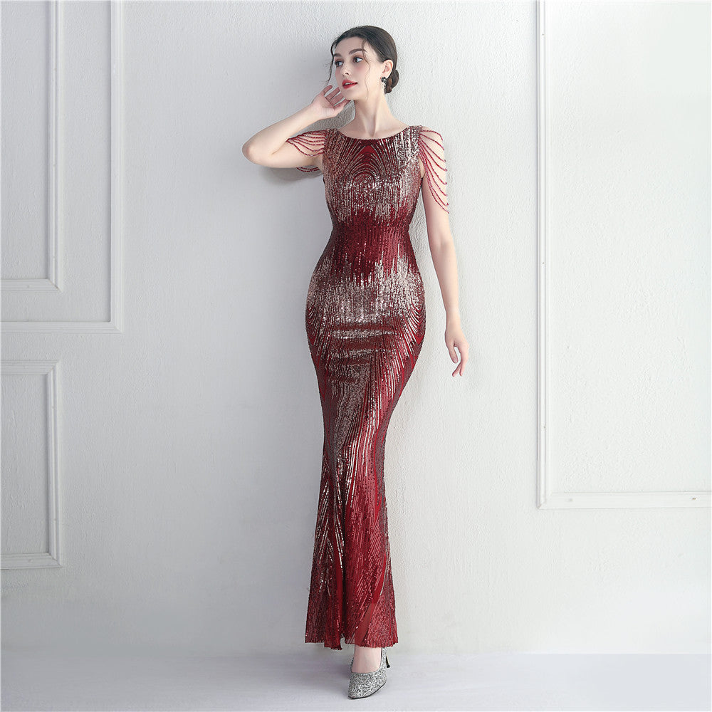 Women’s Sequin Beaded Party Dress
