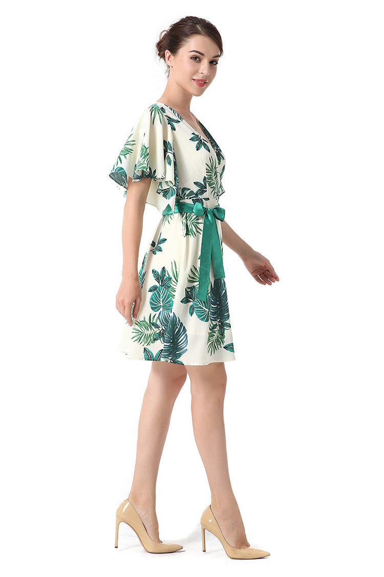Women's Casual Holiday Wrap Dress