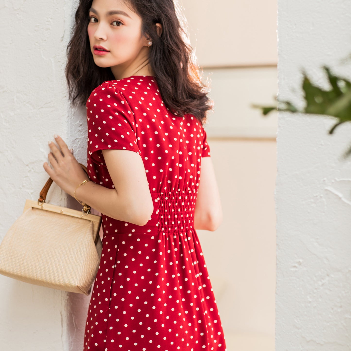 Women's French Vintage Summer Chiffon Dress