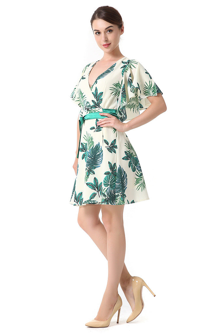 Women's Casual Holiday Wrap Dress