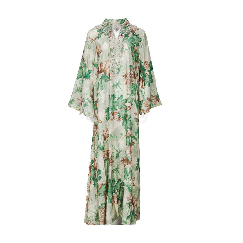 Women's Printed Summer Gown Dress