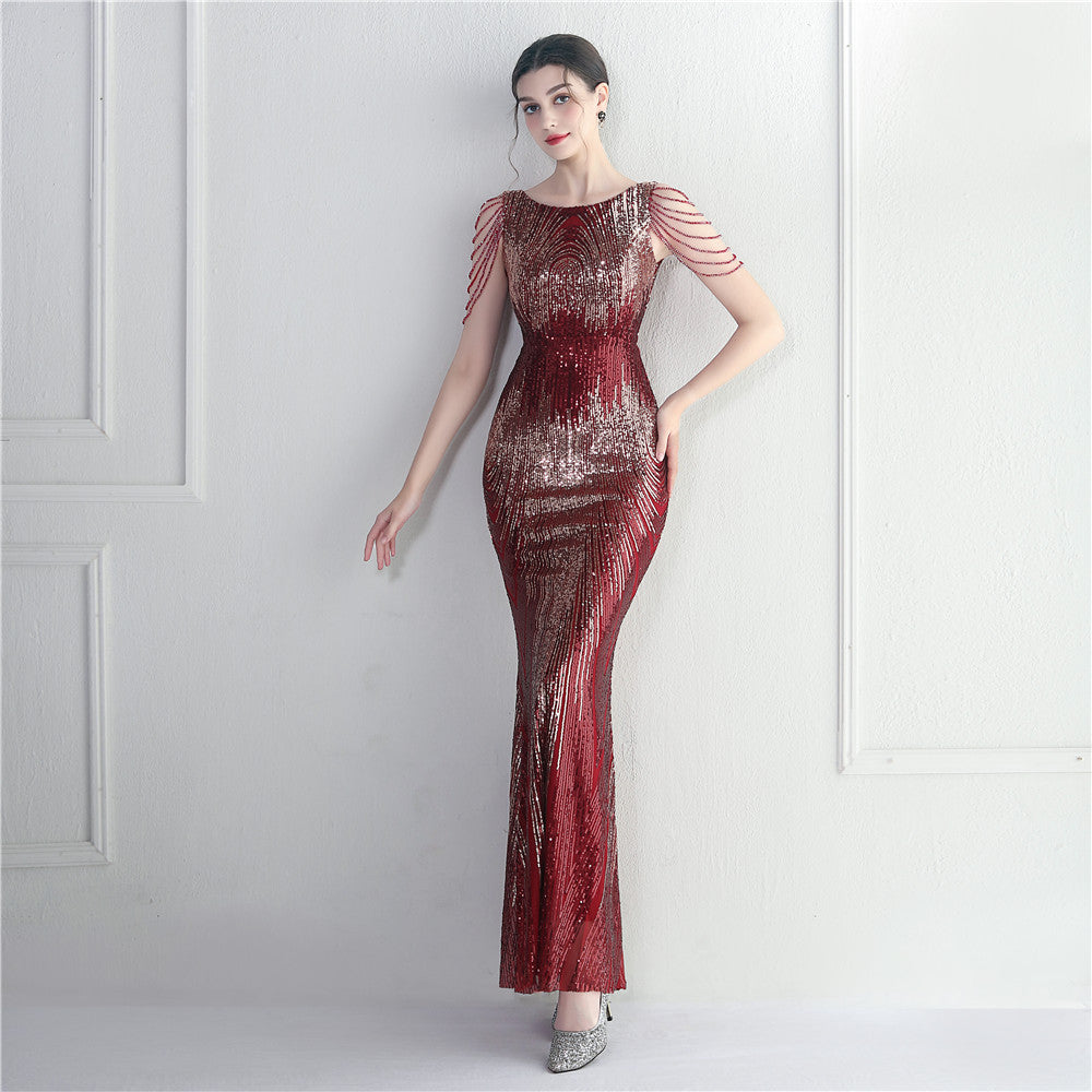 Women’s Sequin Beaded Party Dress