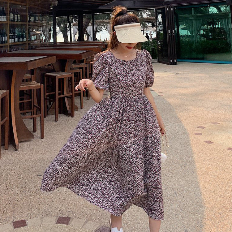 Women's Vintage Floral Retro Summer Dress