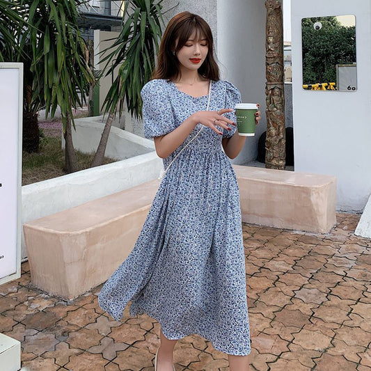 Women's Vintage Floral Retro Summer Dress